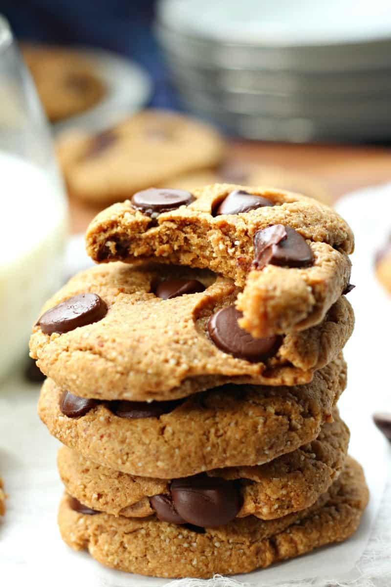 Ultimate Soft and Chewy Paleo Chocolate Chip Cookies