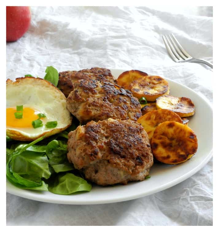 Homemade chicken apple sausage #paleo #whole30