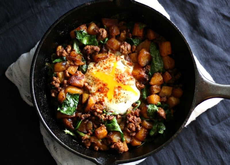 Plantain and beef hash 2