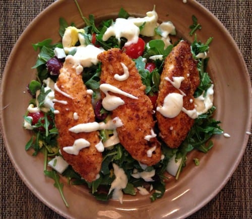 yup it’s about time…paleo crispy chicken salad!