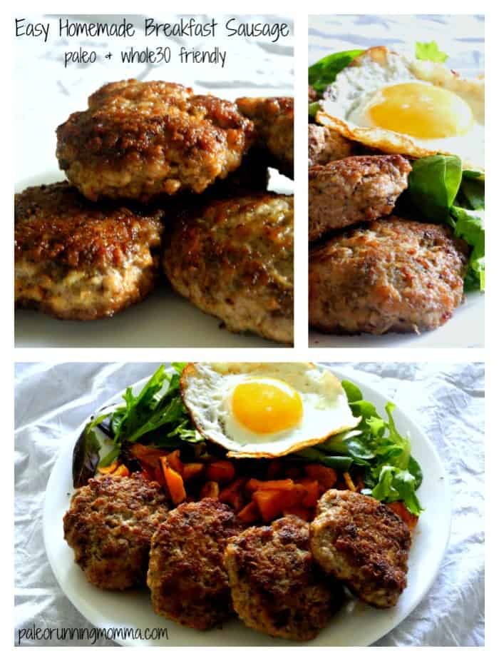 Easy Homemade Breakfast Sausage #paleobreakfast #whole30friendly