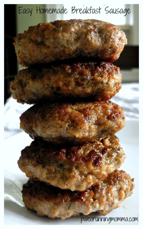 Easy homemade breakfast sausage #glutenfree #paleo #whole30compliant #paleobreakfast