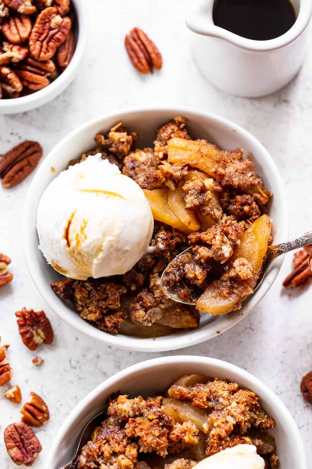 Paleo Maple Pecan Apple Crisp {Vegan} Paleo Running Momma