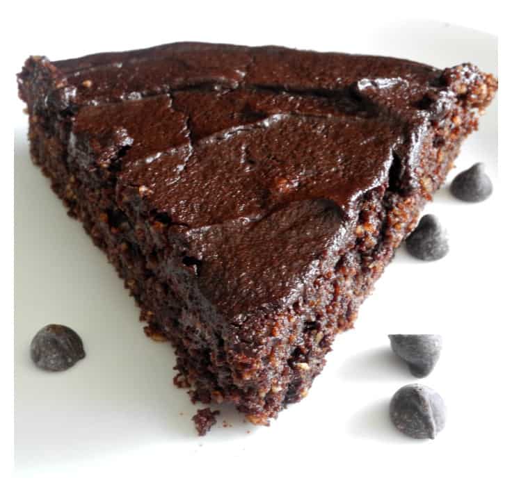 Gooey Fudge Brownie Pie #paleo