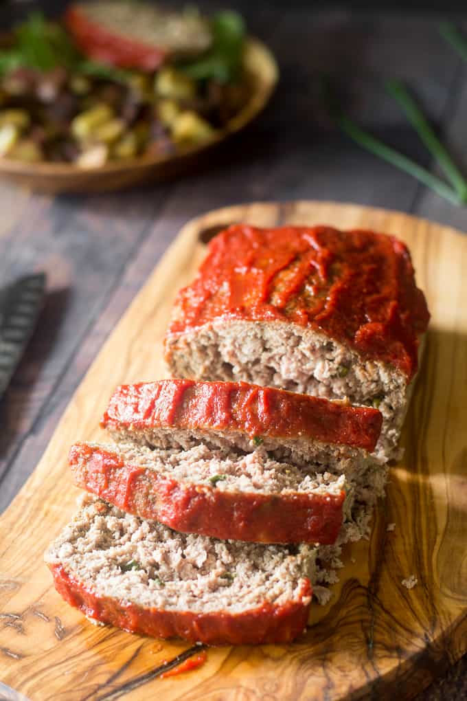 Easy Paleo Low FODMAP Meatloaf {gluten free, whole30}