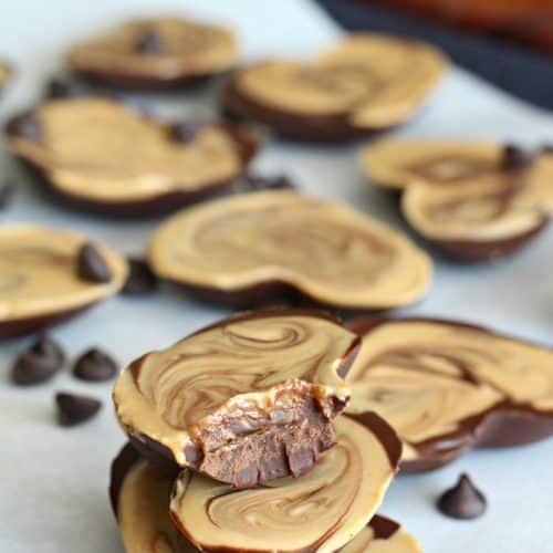 Chocolate Cashew Butter Candy Cups {Paleo & Vegan}