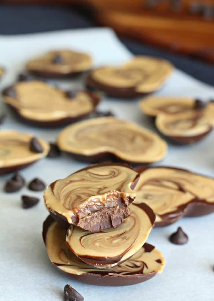 Chocolate Cashew Butter Candy Cups {Paleo & Vegan}