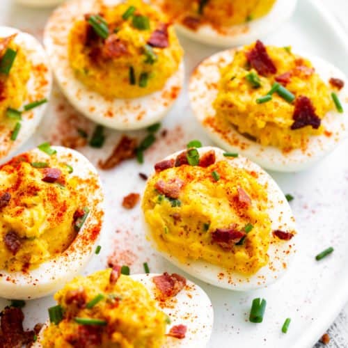 Bacon Deviled Eggs {Paleo, Whole30}