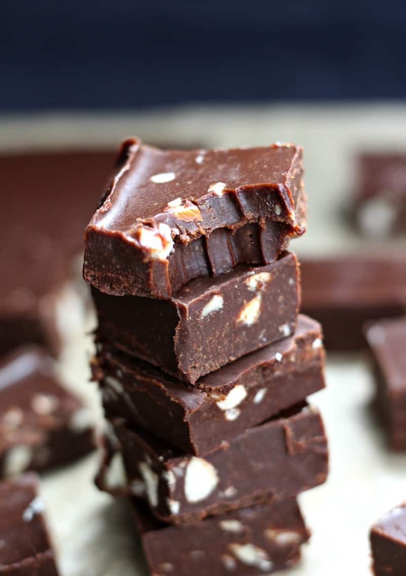 Mocha almond fudge 5