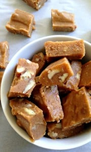 Vanilla Maple Nut Fudge - dairy free, gluten free, paleo and vegan