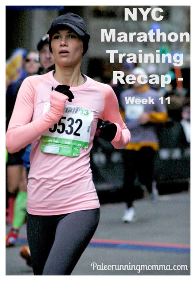 nyc marathon training week 11 recap