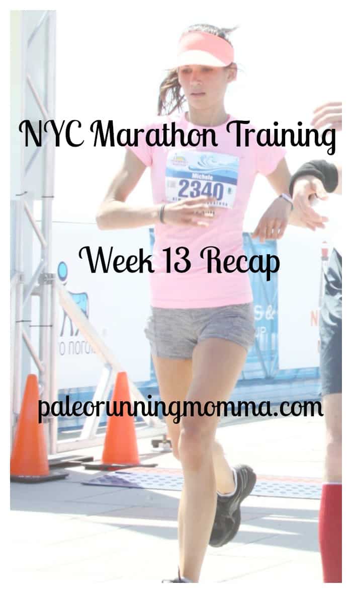 nyc marathon training week 13 recap & let’s taper!