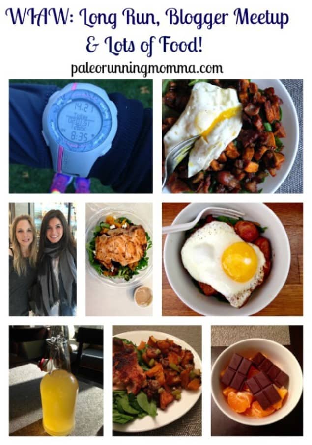 wiaw weekend: long run, blogger meetup & food