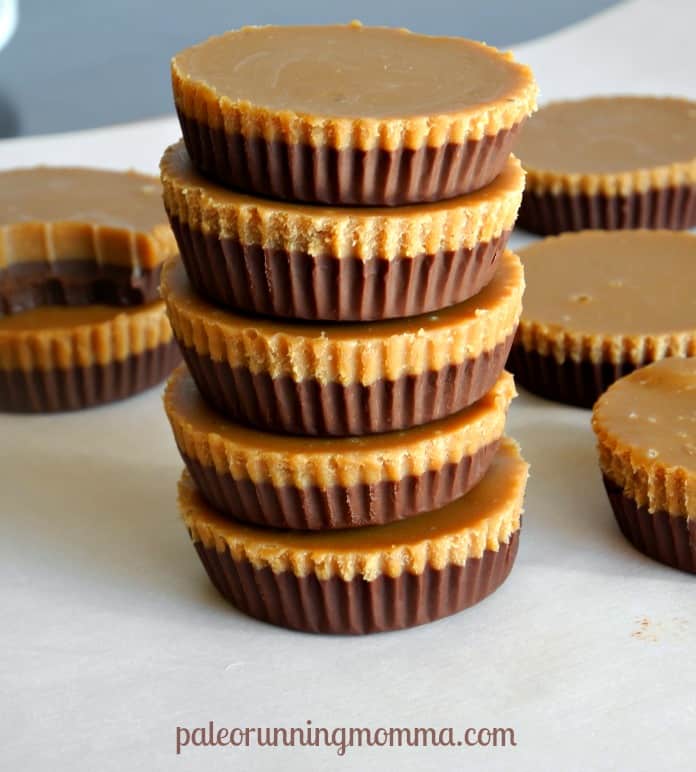 Chocolate Caramel Fudge Cups {Paleo & Vegan}