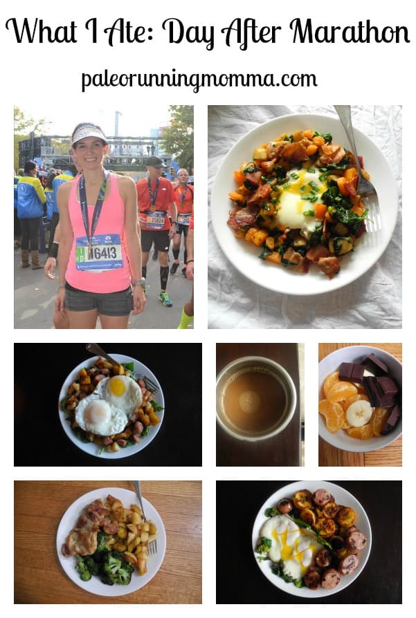 what i ate: day after marathon