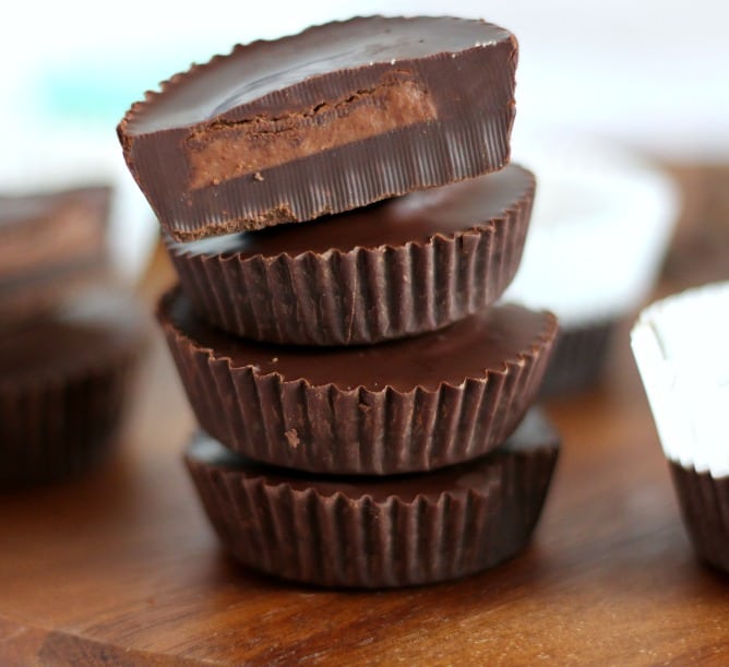 Double Chocolate Hazelnut Butter Cups - Paleo, gluten free, dairy free, vegan