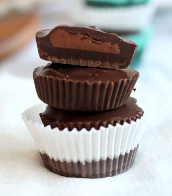 Double Chocolate Hazelnut Butter Cups {Vegan, Grain Free}