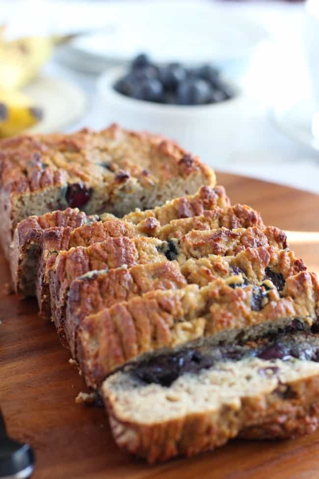 Banana Blueberry Bread - Paleo and nut free