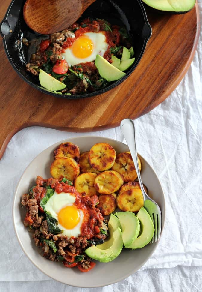 Chipotle Taco Breakfast Skillet Bake {Paleo & Whole30}