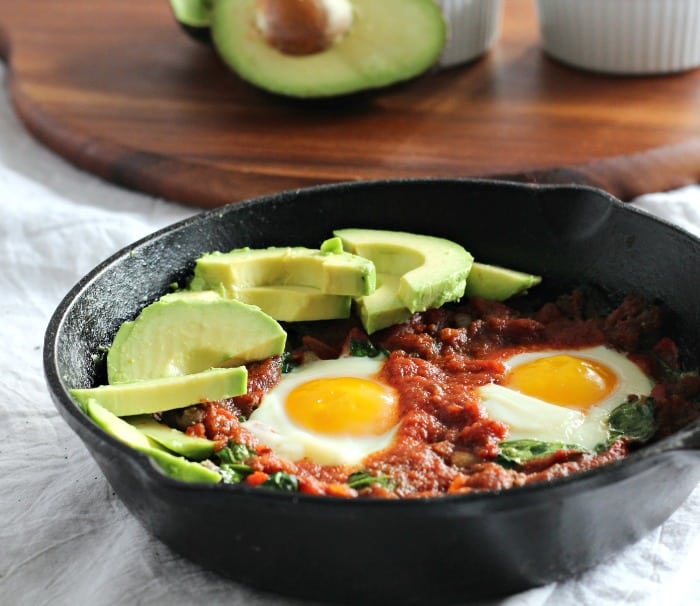 Chipotle Taco Breakfast Bake with eggs