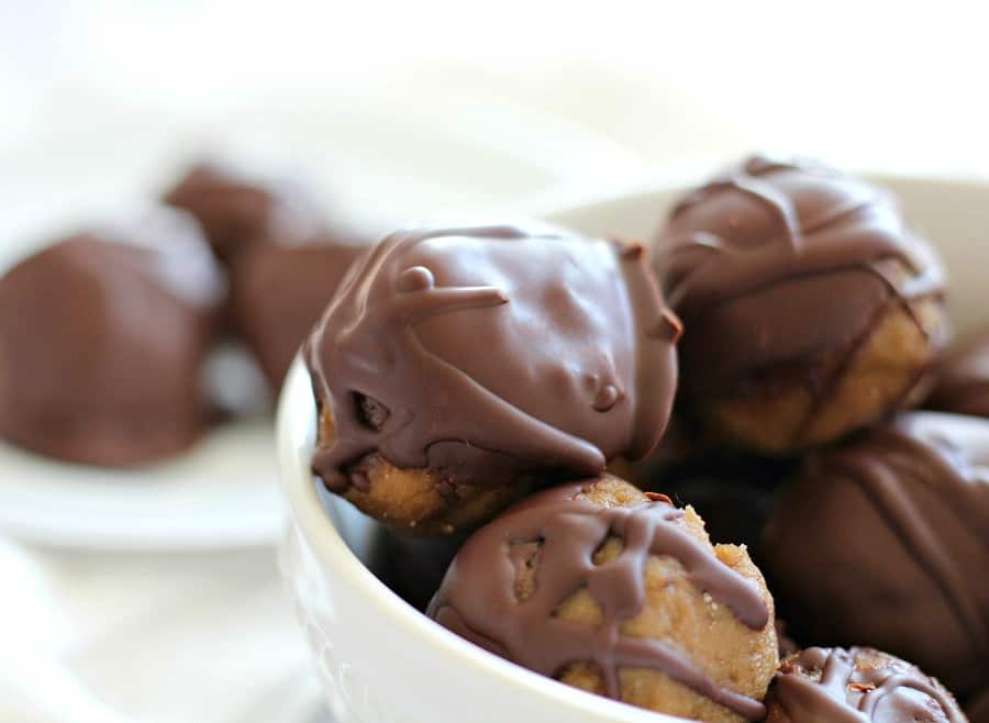 Chocolate Banana Sunflower Butter Truffles paleo vegan