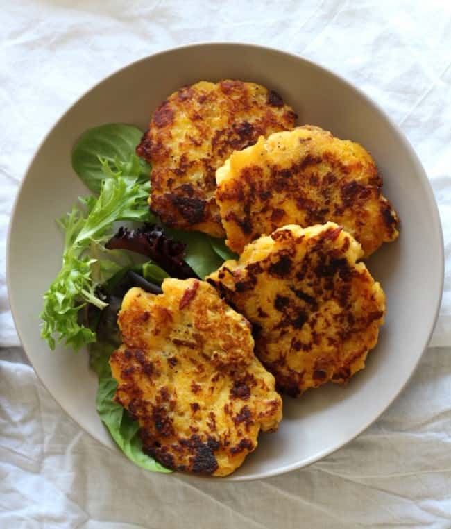 Plantain bacon fritters paleo