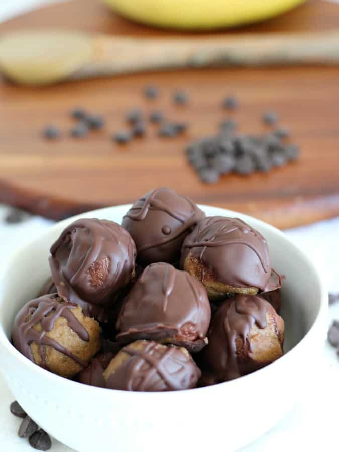 chocolate banana sunflower butter truffles 4