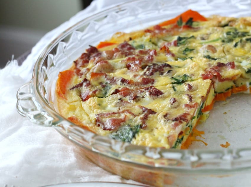 Butternut Crusted Quiche 8