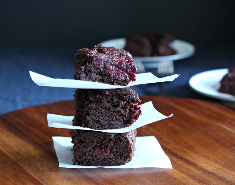 raspberry fudge brownies 2