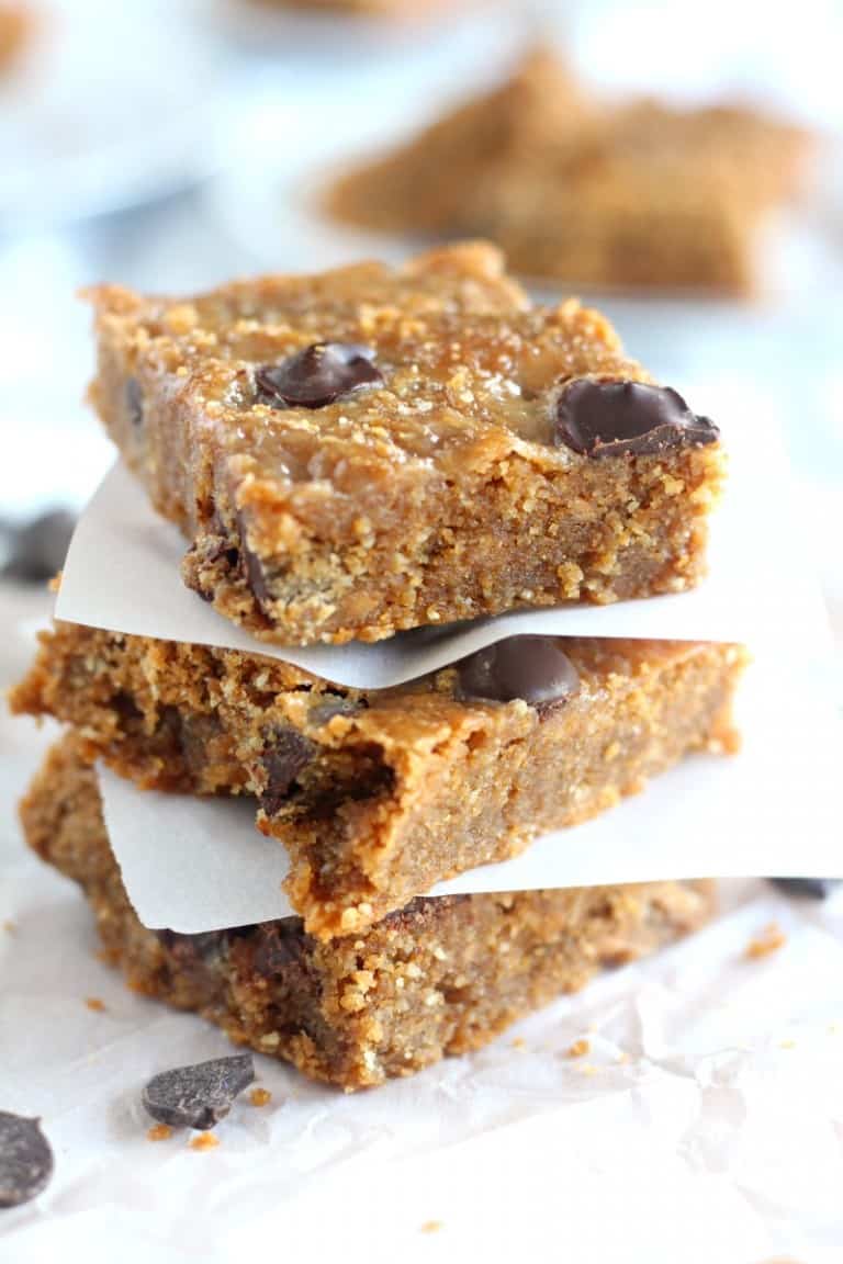 Double Fudge Almond Butter Brownies {Grain Free & Paleo}
