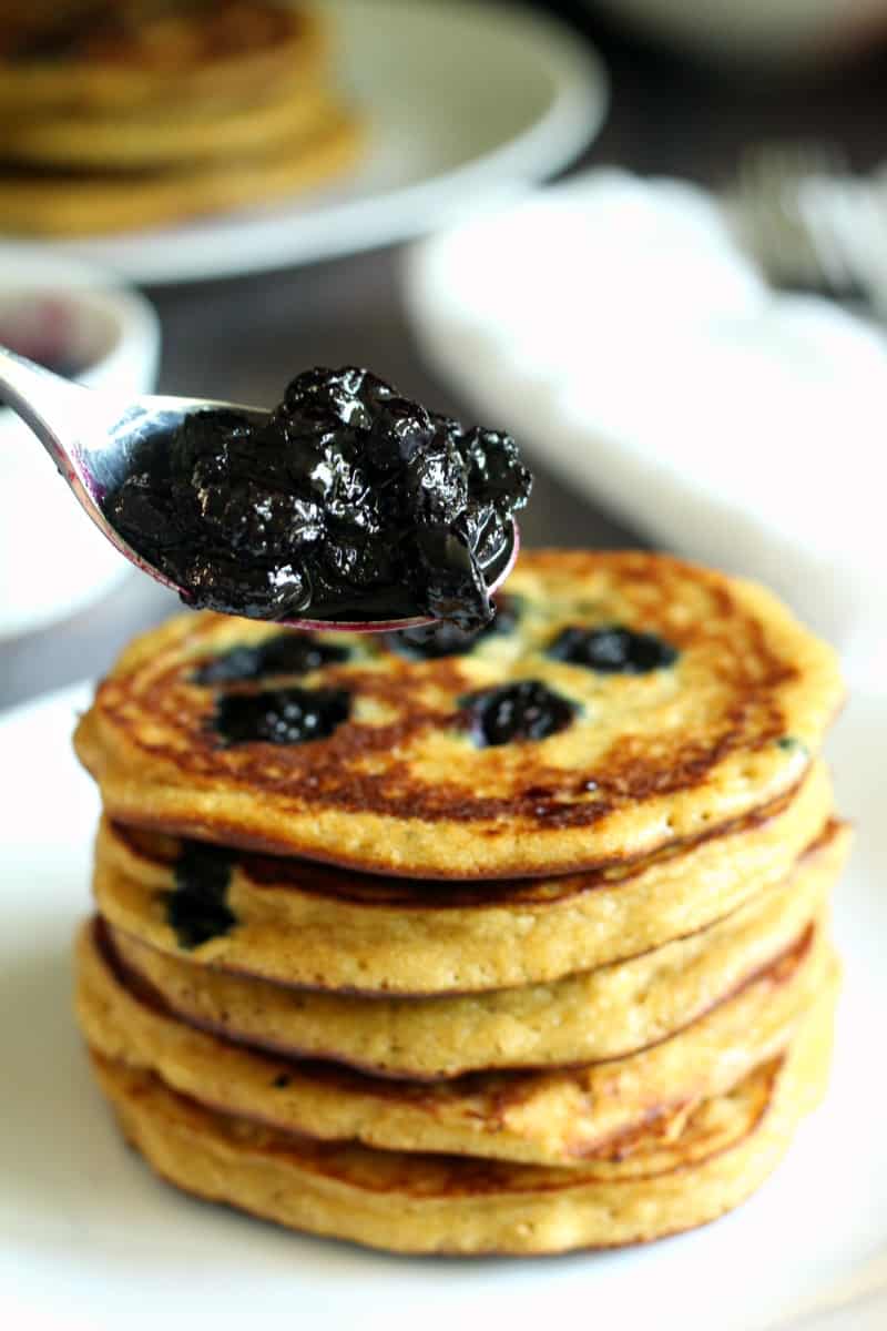 Blueberry pancakes