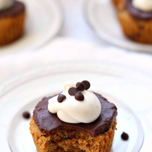 Paleo Chocolate Chip Cookie Cupcakes Gluten Free