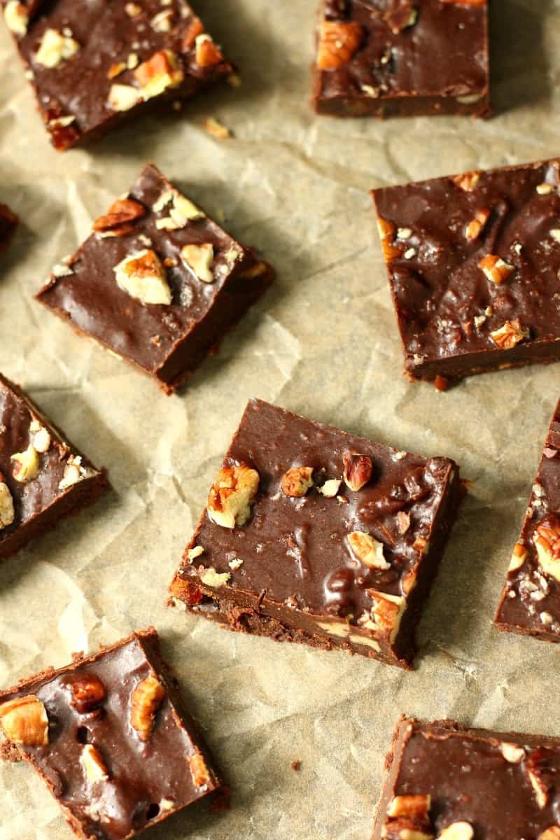 paleo and vegan fruit and nut fudge