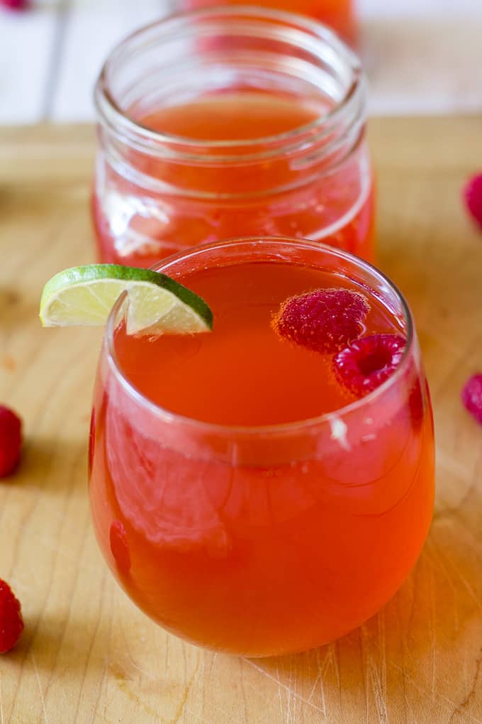 Raspberry lime kombucha-4