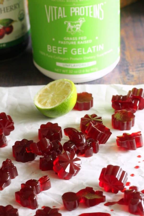 Tart Cherry Lime Homemade Gummy Candy {Paleo} Paleo Running Momma