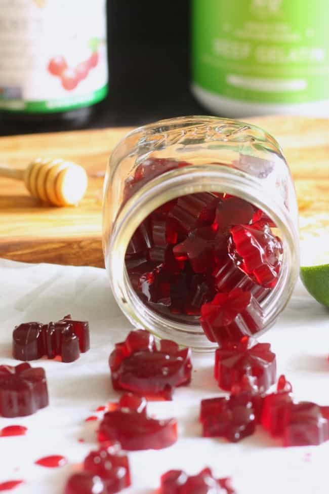tart cherry lime gummy candies with vital proteins