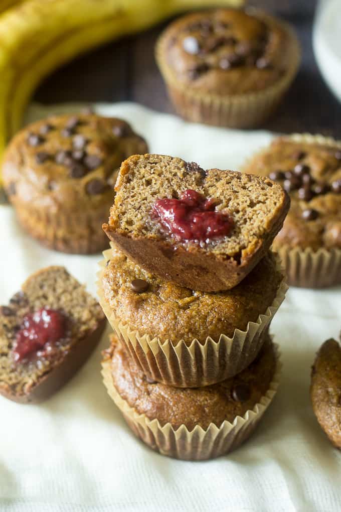 almond butter jelly muffins-42