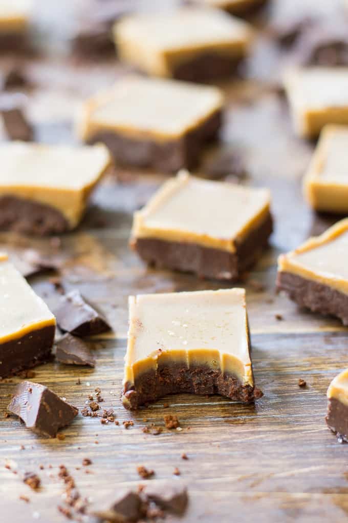 caramel mocha fudge