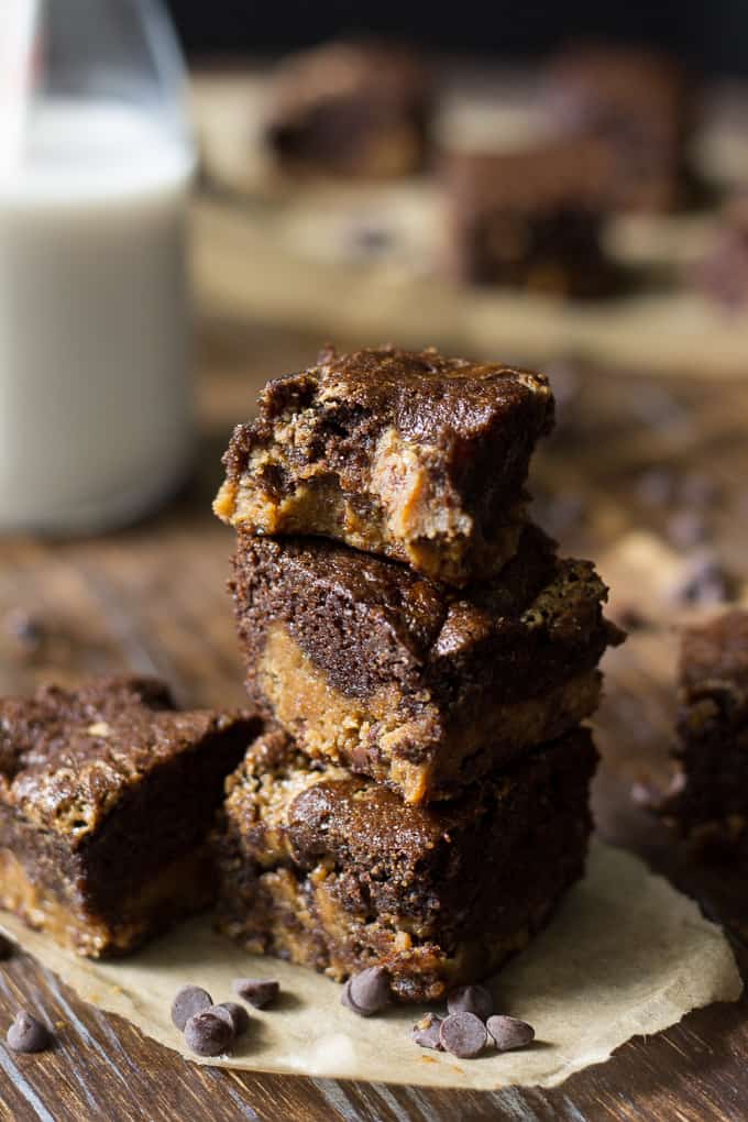 cookie dough brownies-11