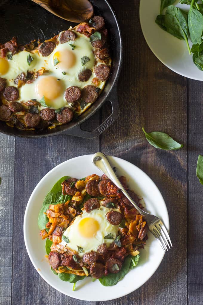 sausage pizza hash-12