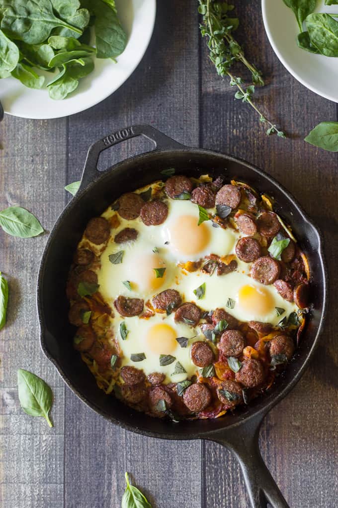 sausage pizza hash-9