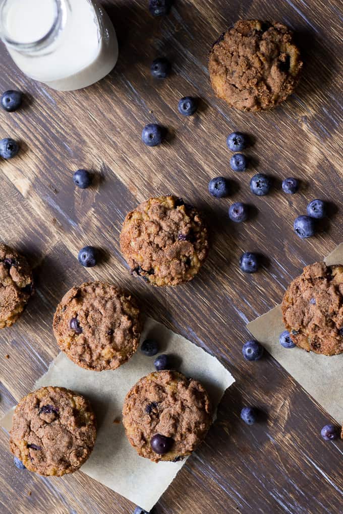 blueberry coffee cake muffins-6