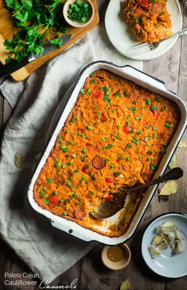 cajun cauli casserole