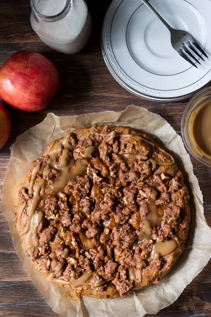 caramel apple coffee cake-4