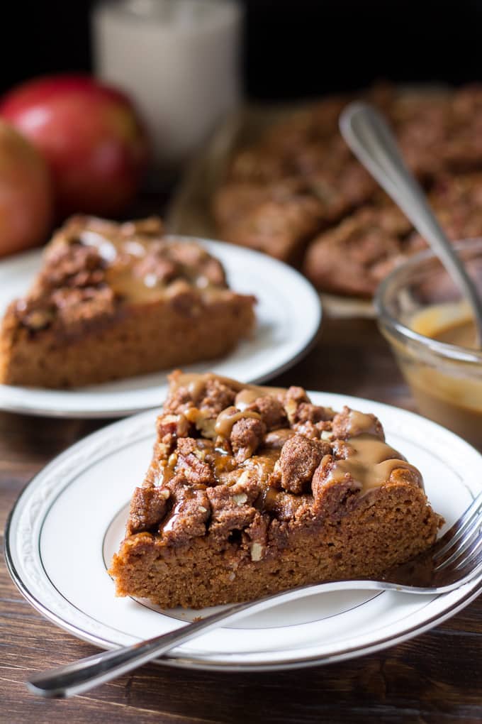 caramel apple coffee cake-6