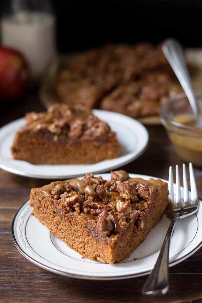 caramel apple coffee cake-7