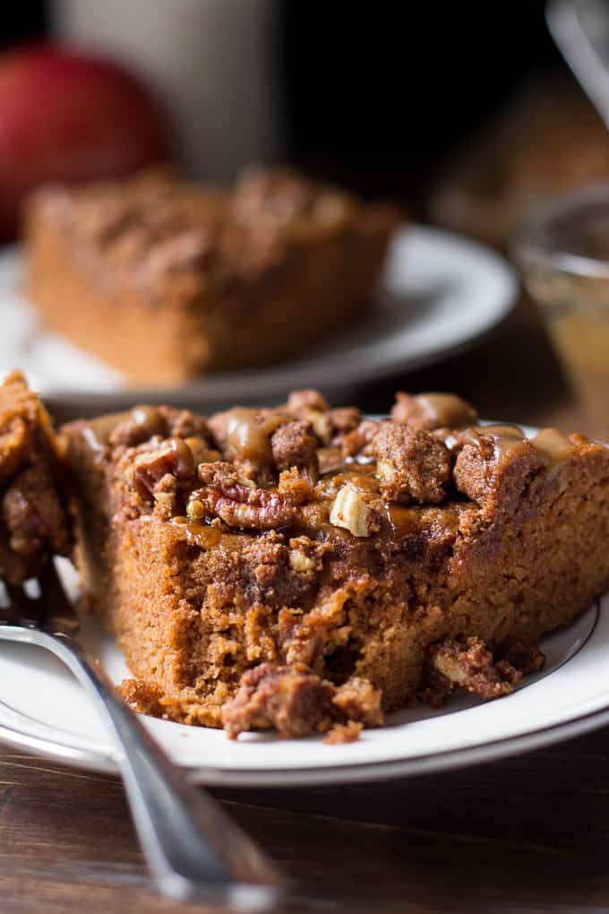 caramel apple coffee cake-8