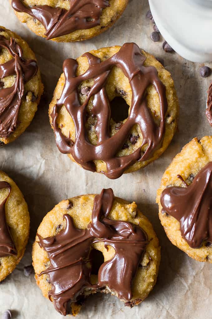 chocolate chip frosted donuts-2