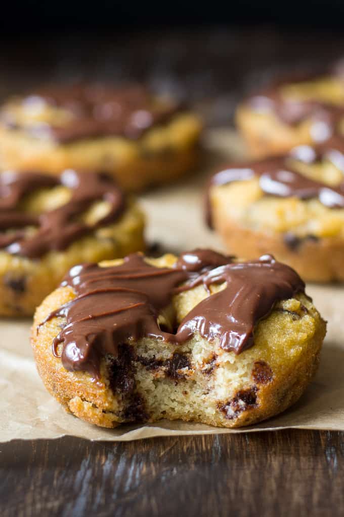 chocolate chip frosted donuts-7