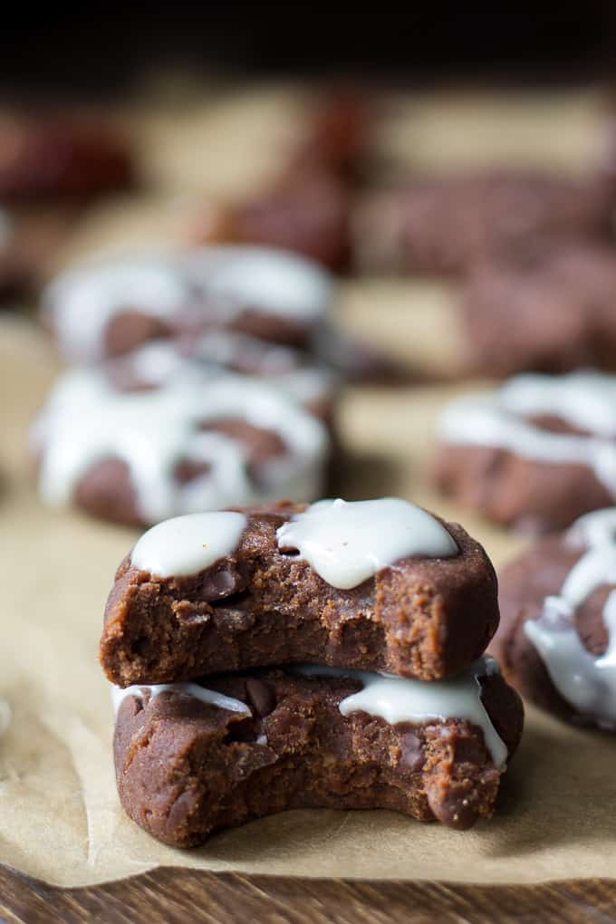 chocolate coconut butter no bake cookies-10